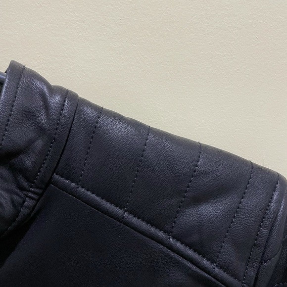 Polo faux leather jacket - Picture 7 of 11